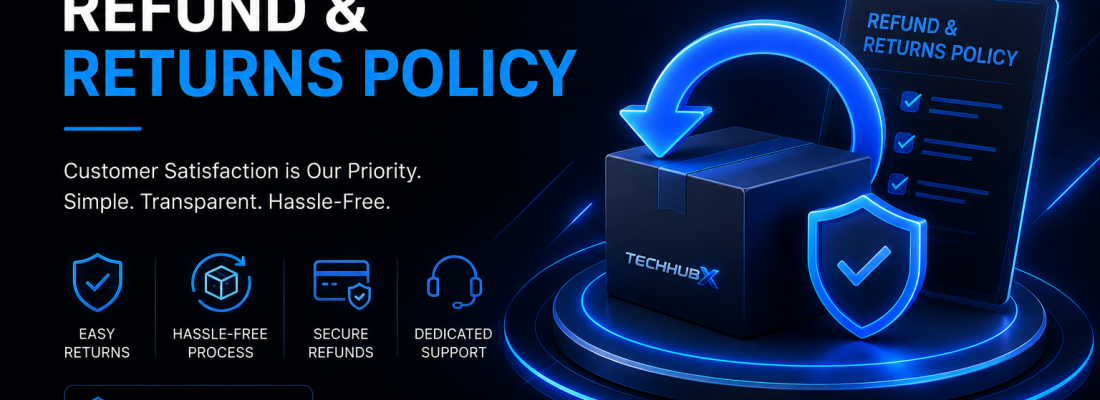 TechHubX Refund and Returns Policy